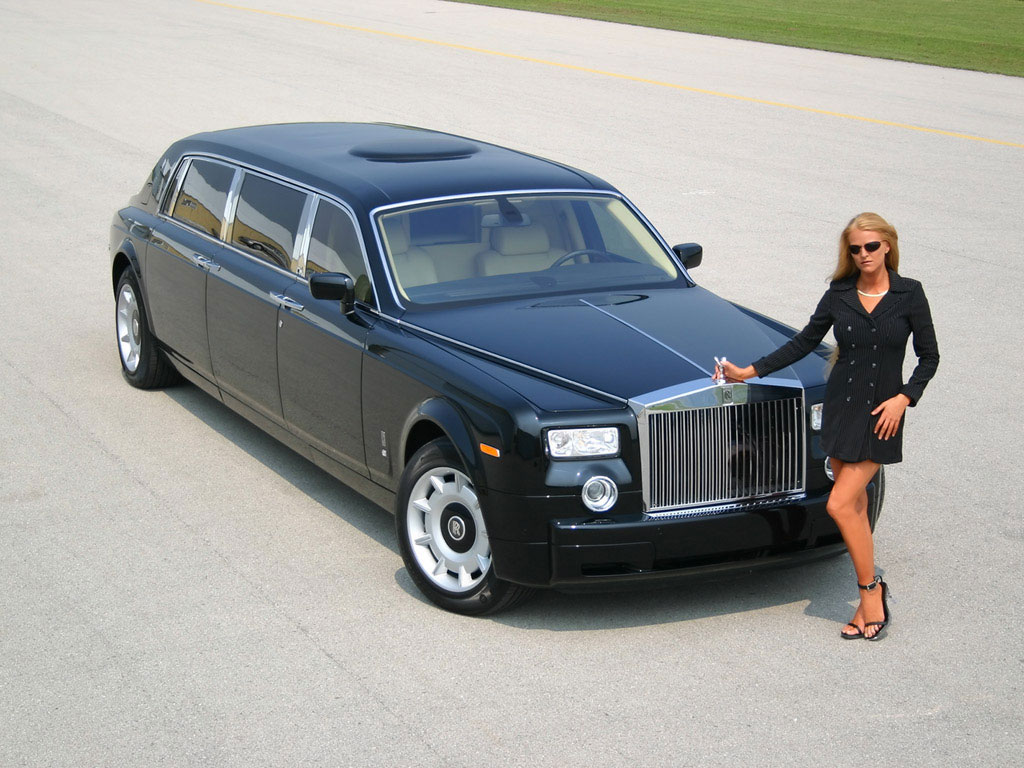 Rolls-Royce Phantom & girl
