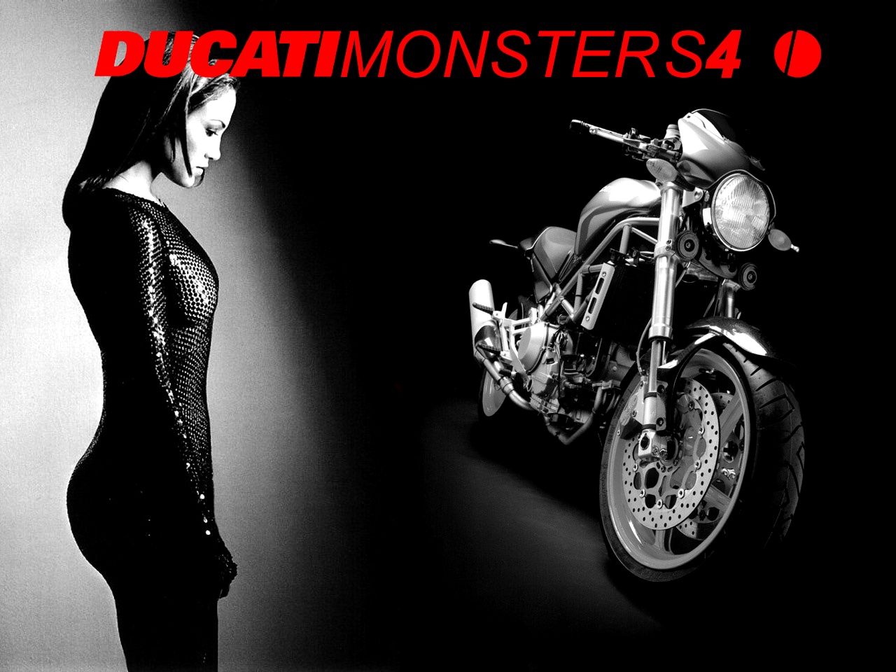 Ducati Monster S4 & girl