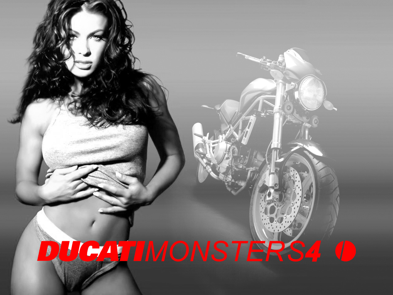 Ducati Monster S4 & Sexy Girl