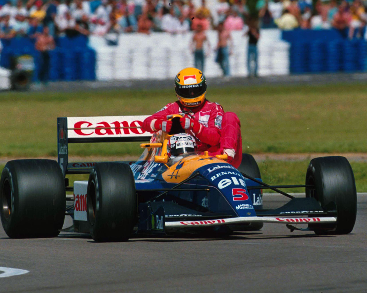 Formule 1 - Nigel Mansell & Ayrton Senna