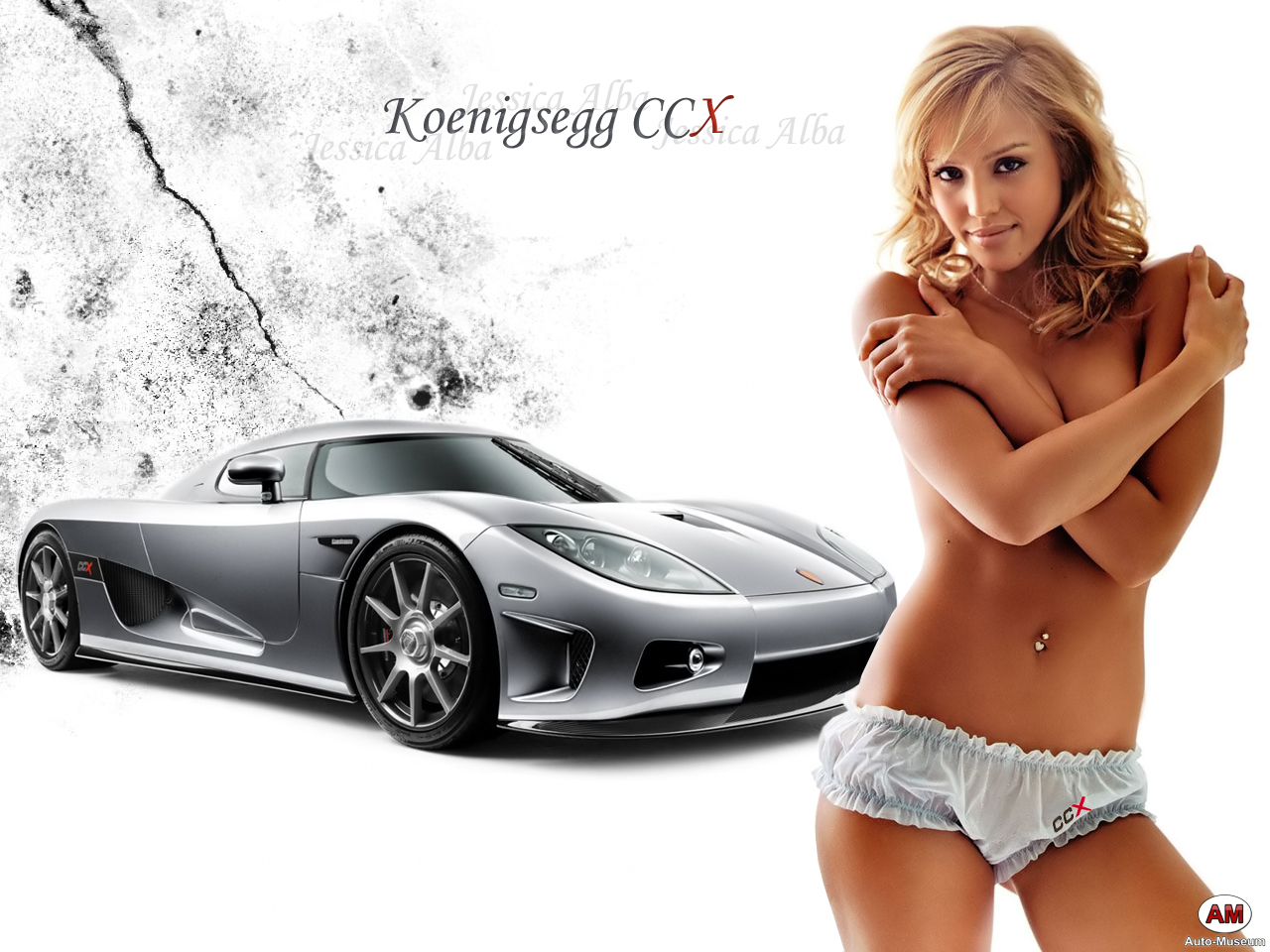 Koenigsegg CCX & Jessica Alba