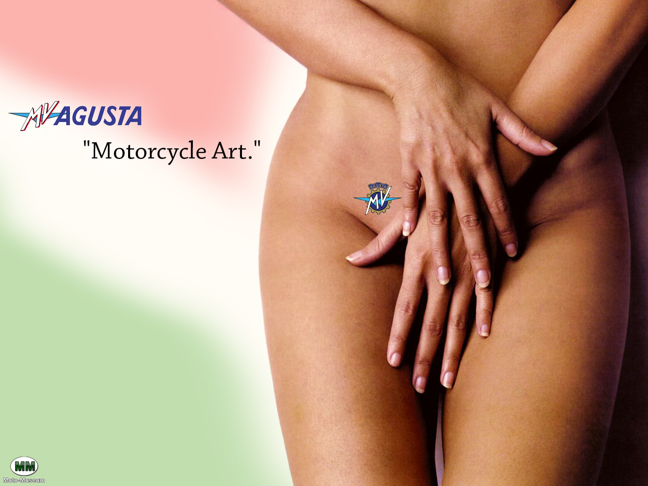 MV Agusta - Slogan "Motorcycle Art." - Sexy Girl